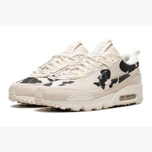 Nike Air Max 90 Futura Cow Print Black/White FN7170-133 Women’s Size 8.5